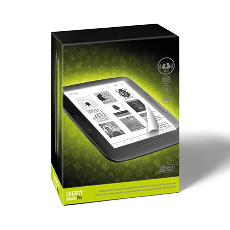 E-ink Book Eye Protective Reader Android tablet black coated paper professional custom packaging box foldable