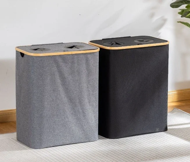 Returnable bottle bin folding Storage Basket  grey wicker storage basket with lid