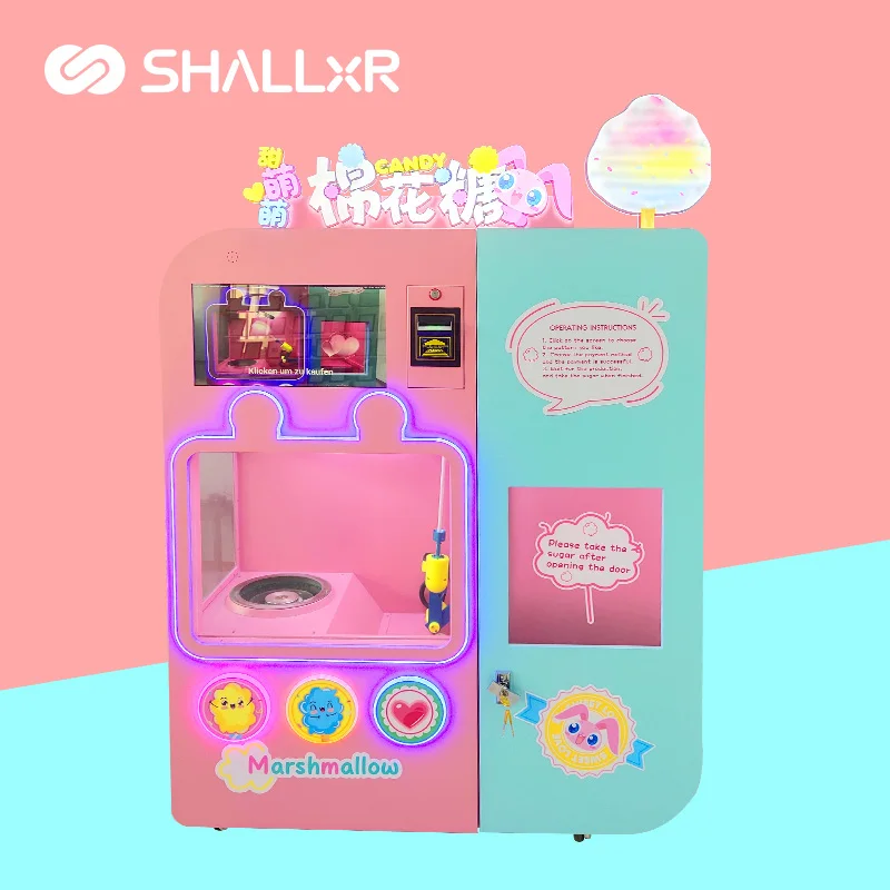 Supermarket Unmanned Bar 24 Hour Automatic Electronics Conveyor Belt Mini Snack Cotton Candy Vending Machine Snacks In Malaysia
