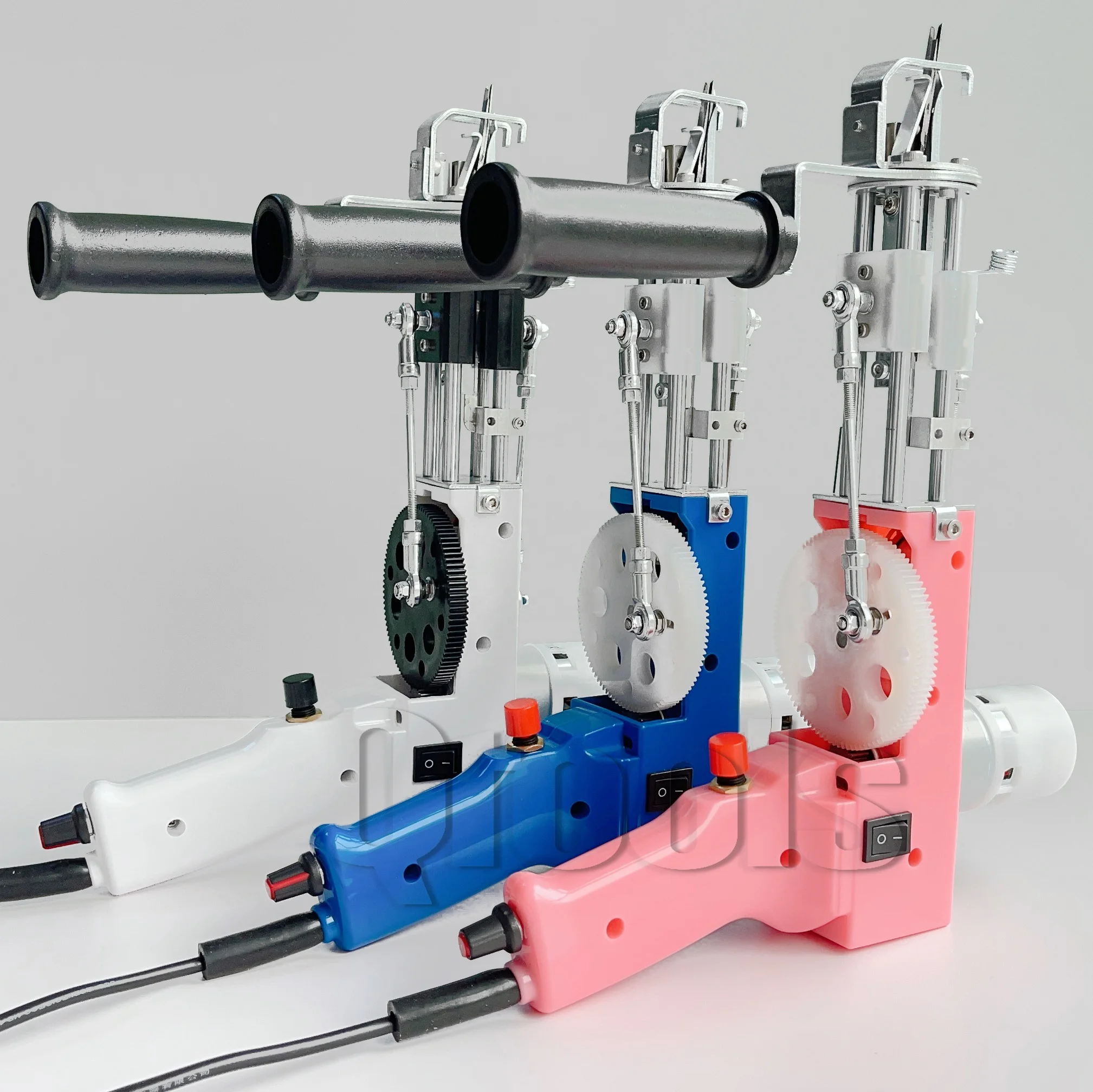 В наличии 2 в 1 кусочки для вырезания и скручивания розовые синие ткацкие машины ковровые покрытия оригинальные фабричные пистолет туфтинга