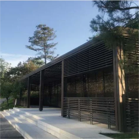 Anti Slip Waterproof Terrace Decking Wood Grain Embossing Outdoor bamboo Flooring Wood Composite Decking