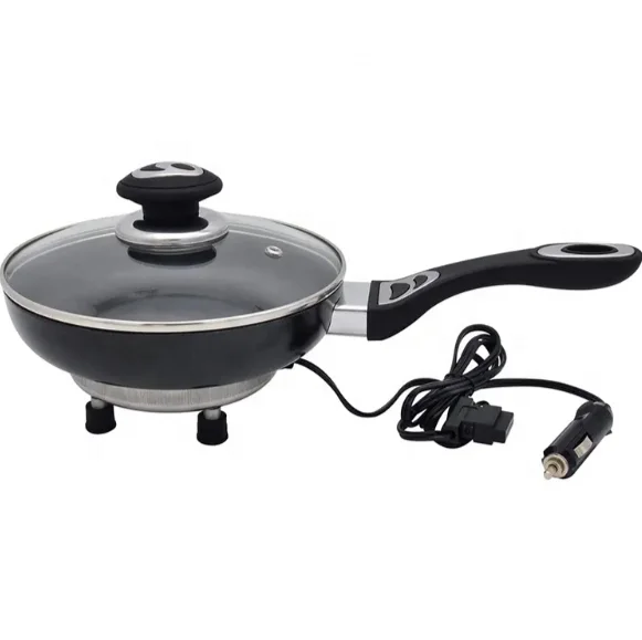 12v 24v Multifunctional Portable Car Truck Frying Pan Outdoor Dc solar cooker