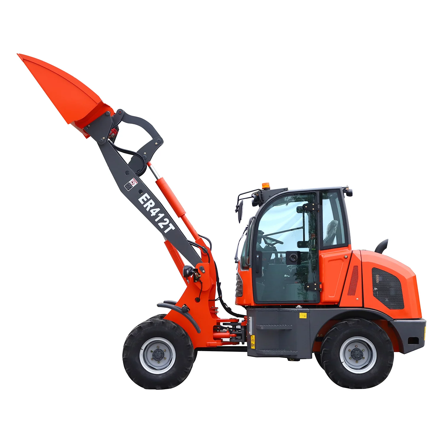  EVERUN ER412T 4WD новый дизайн хорошая цена компактная сельскохозяйственная машина мини Лопата колесный погрузчик с