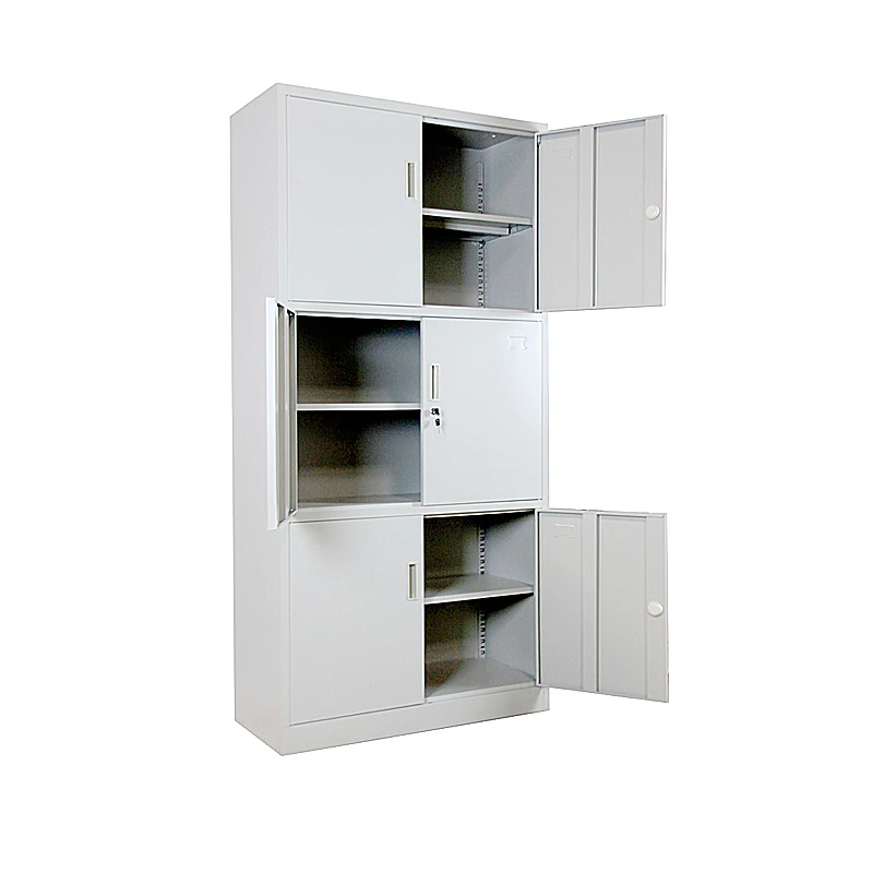 YML Wholesale Vertical 3 Door Metal Steel Filing Cabinet Fireproof Safes Storage Filing Cabinet With Lock