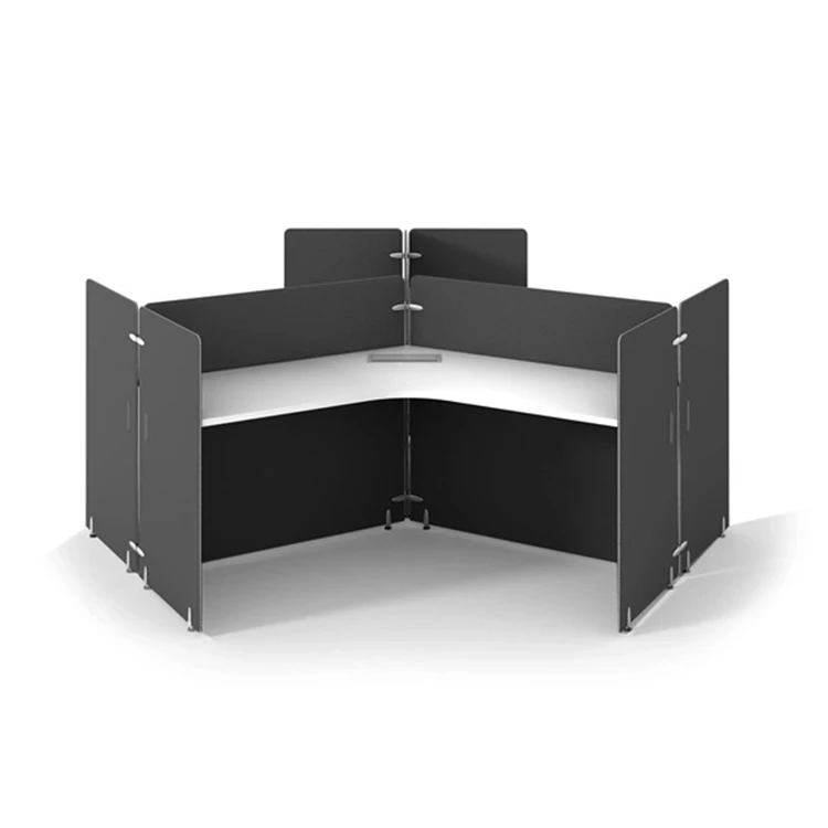 Индивидуальный деревянный эргономичный модульный офисный проект стоячая рабочая станция черный стол и стул