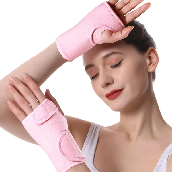 Adjustable Wristband Brace With Steel Wrist Support Bracer Finger Splint Carpal Tunnel Syndrome Right/left Hand Finger Splint