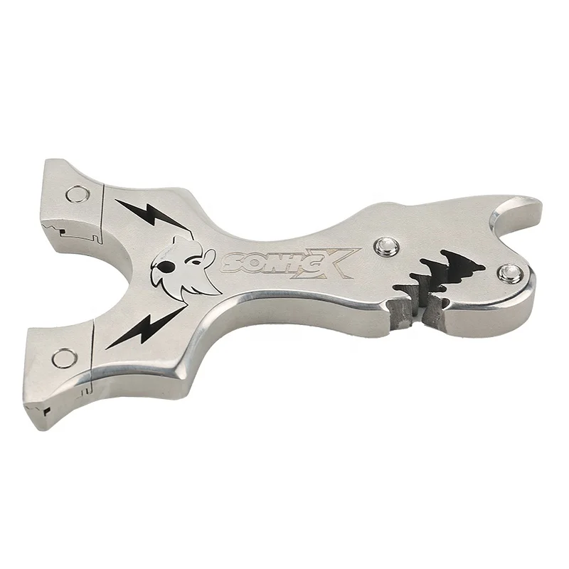 Shooting Slingshot catapult titanium alloy Chinese stainless steel rubber band Slingshot outdoor wholesale Slingshot Catapult