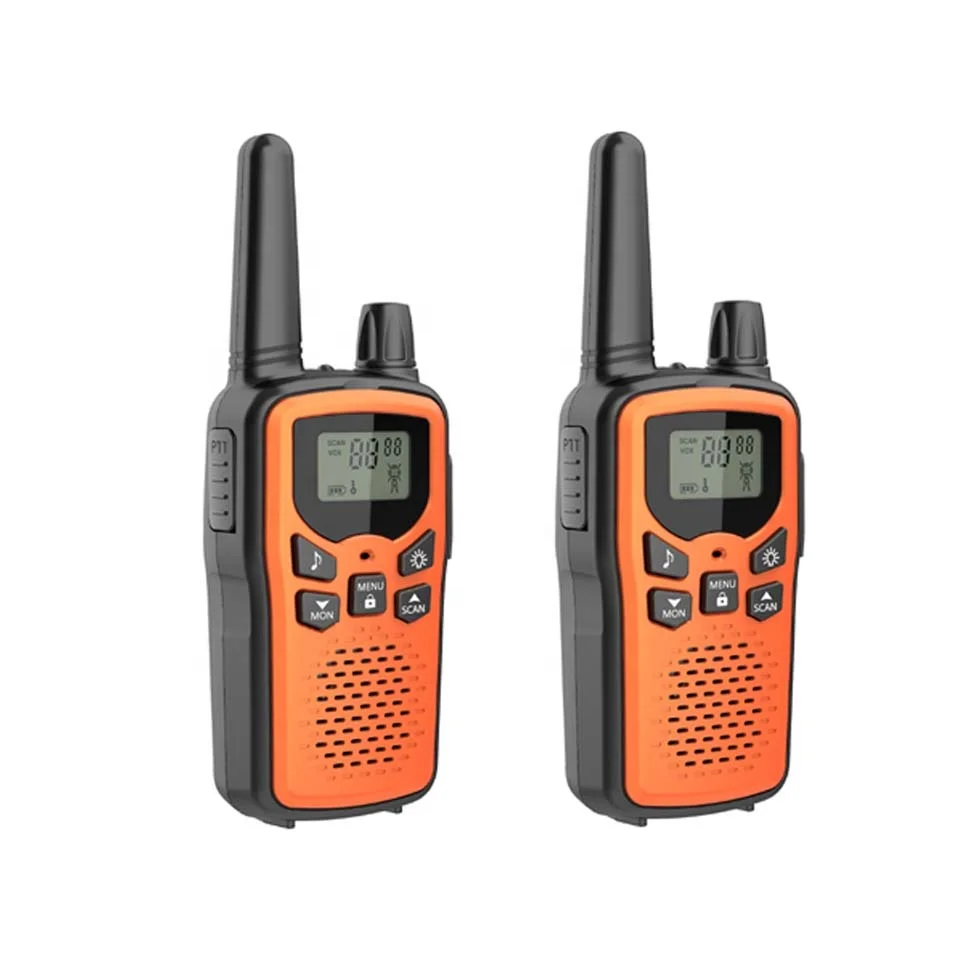 Walkie talkie With Batteries Backlit LCD Flashlight 5mile Range 2 way radios for Outside Adventures