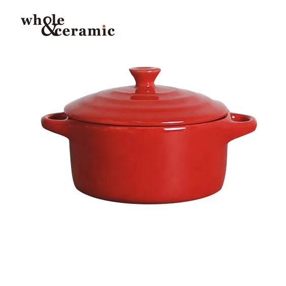 Ceramic cauldron soup bowl and plate catering crockery dinnerware set 5.5 inch cutlery for hamster fruit