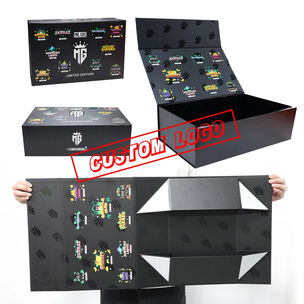 Custom Luxury  magnetic Packaging Clothing Gift Box Custom Cardboard Rigid luxury box packaging clothing