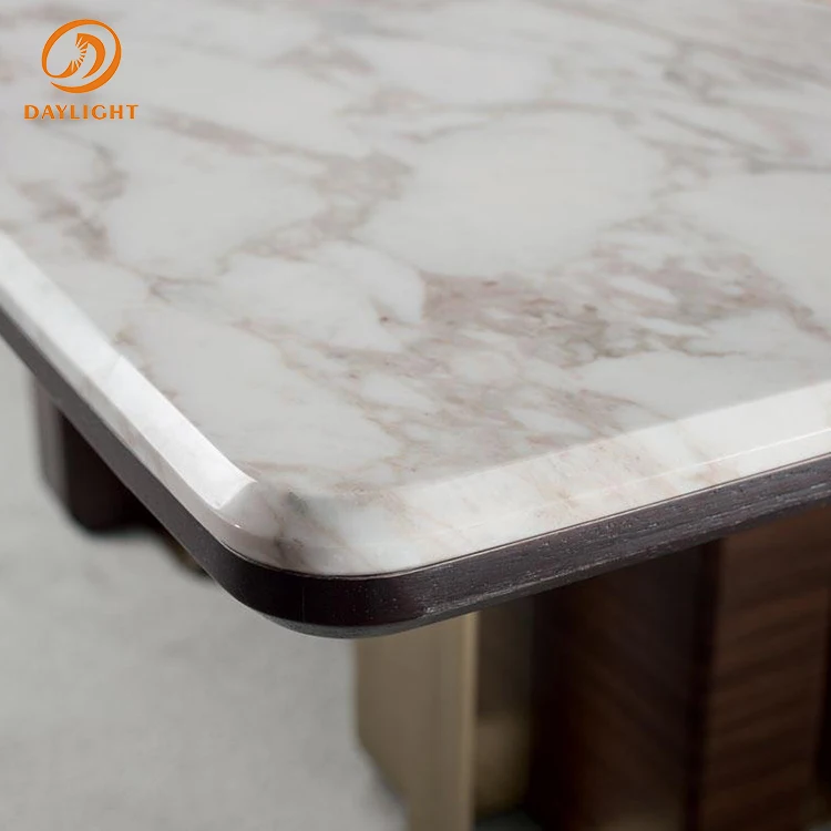 wholesale luxury modern large turkey white square marble dining table set 8 10 12 seater european at home