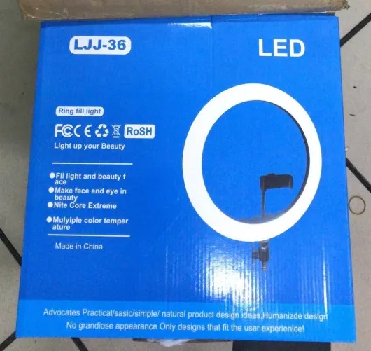 Professional 14 inch LED Ring Light  Dimmable Lighting .Photo-Shoot.Video Shoot. Live Stream.Makeup