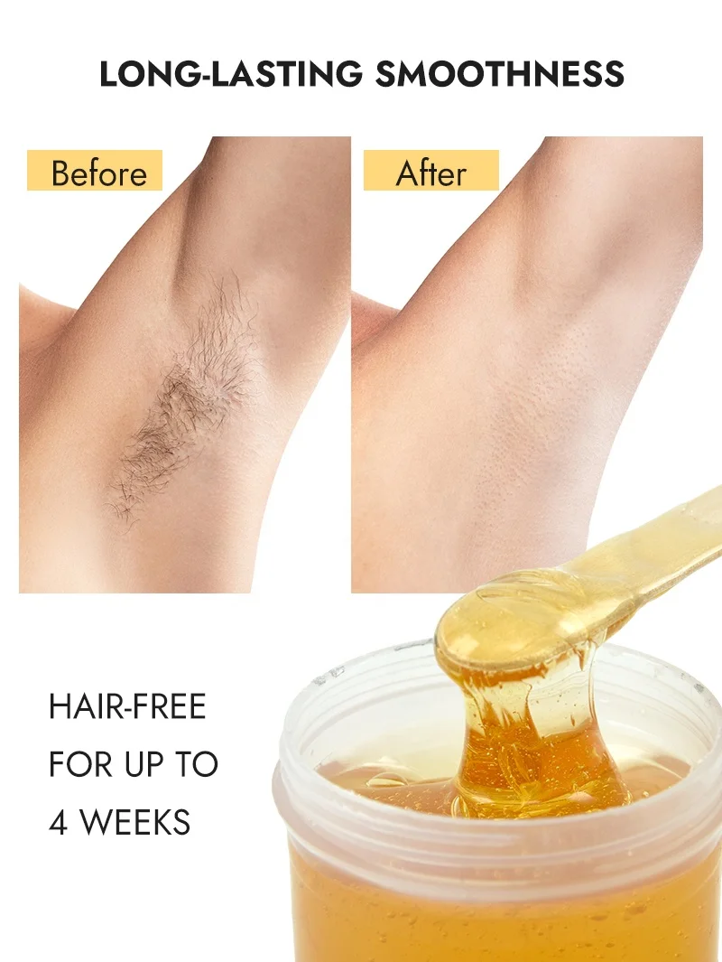16 Years Waxing Manufacturer Hot Sale Organic Honey Depilatory Body Water soluble Sugar Wax Hair Removal Paste