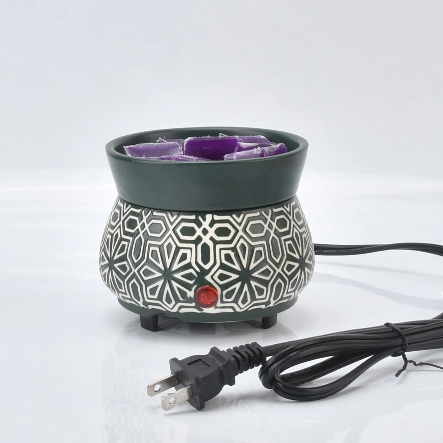 Ceramic Plug in Candle Melt Burners Stoneware Electric Scented Candle Wax Warmer Ceramic 2 In 1 Fragrance Wax Melt Warmer
