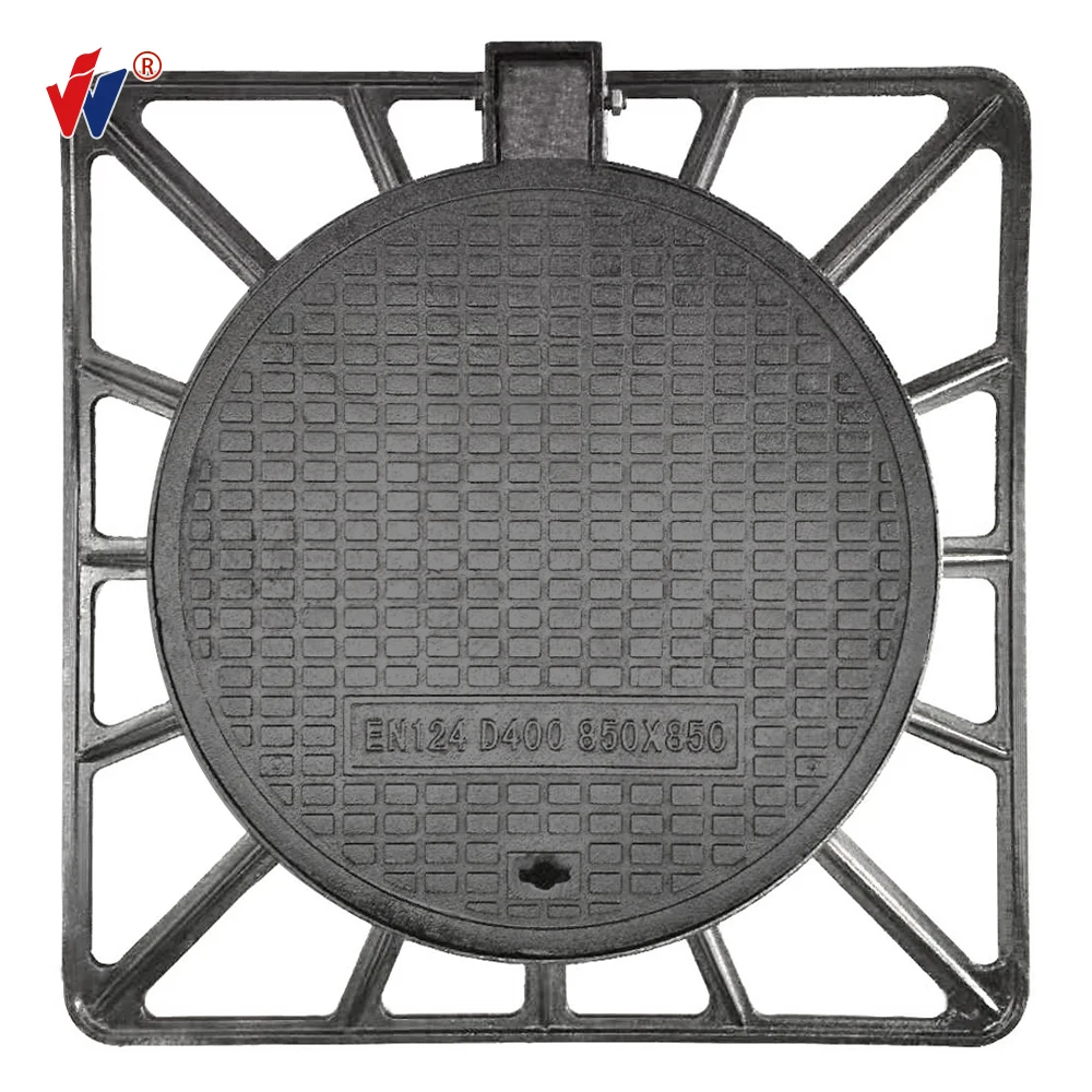 Telecom manhole covers ductile iron ductile iron manhole cover D400 manhole cover EN124