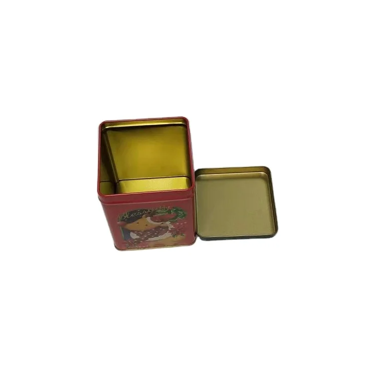 Oem Customized Wholesale Cheap Price Square Rectangular Tea Tin Gift Metal Box