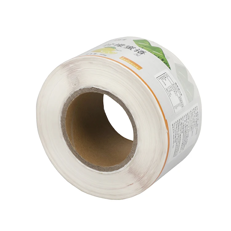 Custom waterproof adhesive printing juice beverage bottle sticker drink label