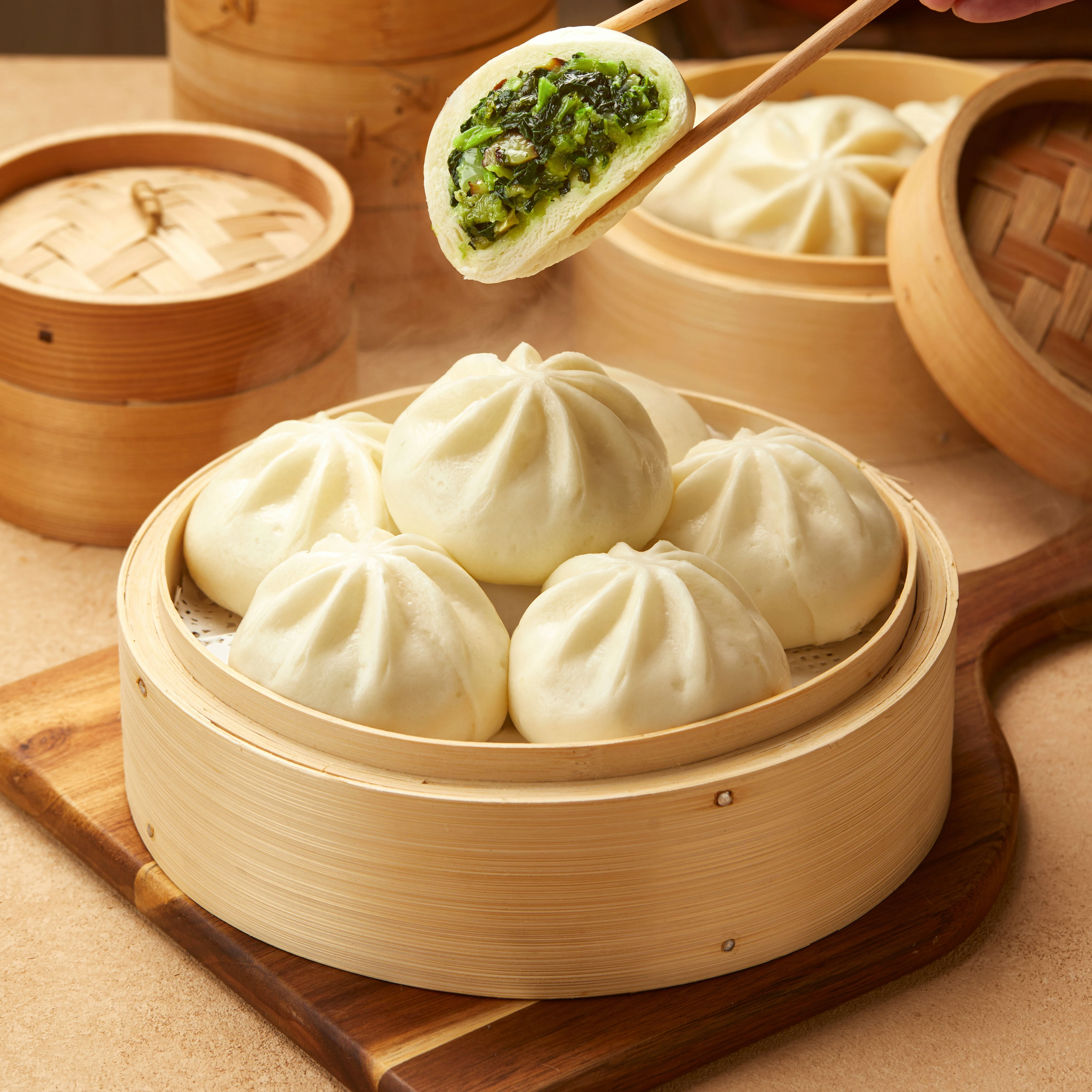 Recently the hot factory wholesale can be customized frozen noodles meat vegetarian bun