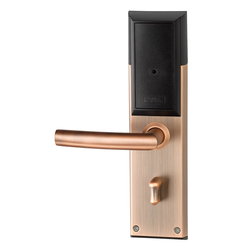 SS 304 Classical Electronic SMARTEK Hotel Room Door Lock Card Reader Lock