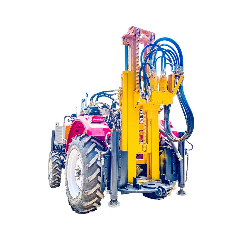 Huayao water drilling machine 200m borehole truck farm 200m deep tractor mounted water well drilling rig