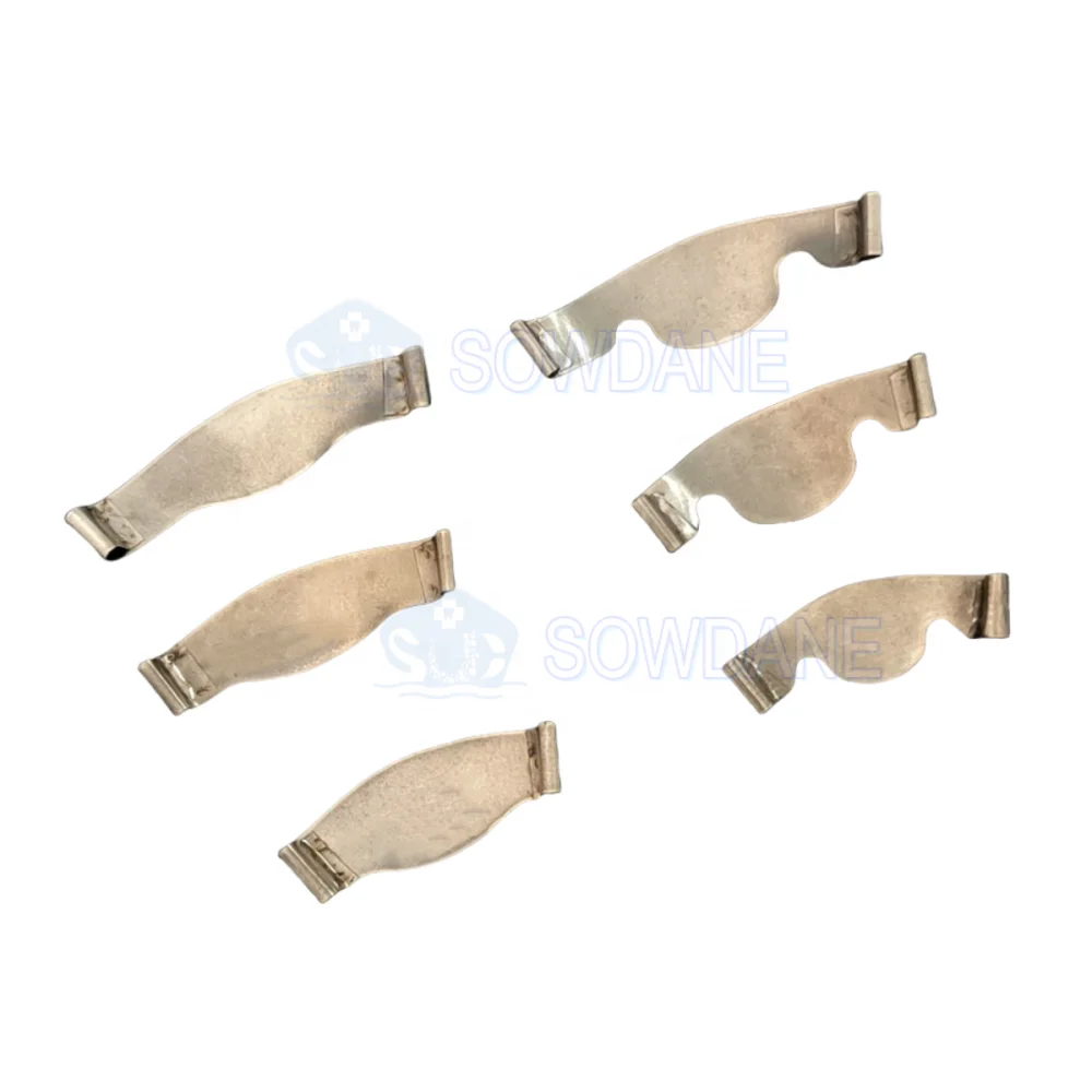 36pcs/set Dental Matrices Wedges Set Saddle Contoured Metal Matrix Bands Universal Kit with Spring Clip