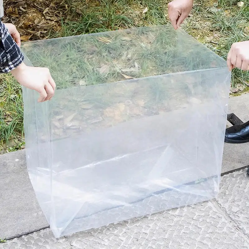 Профессиональное производство Ldpe квадратный нижний мешок прозрачный плоский пластиковый