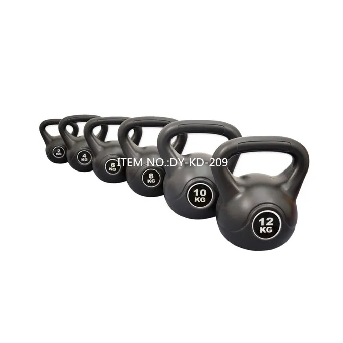 High Quality Single Color Cement Kettlebell/2,4,6,8,10,12,16,18,20kg