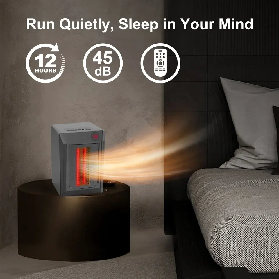 Hot Selling Infrared Quartz Heat Element Portable Overheat And Tip Over Safety Room Mini Electric Heater