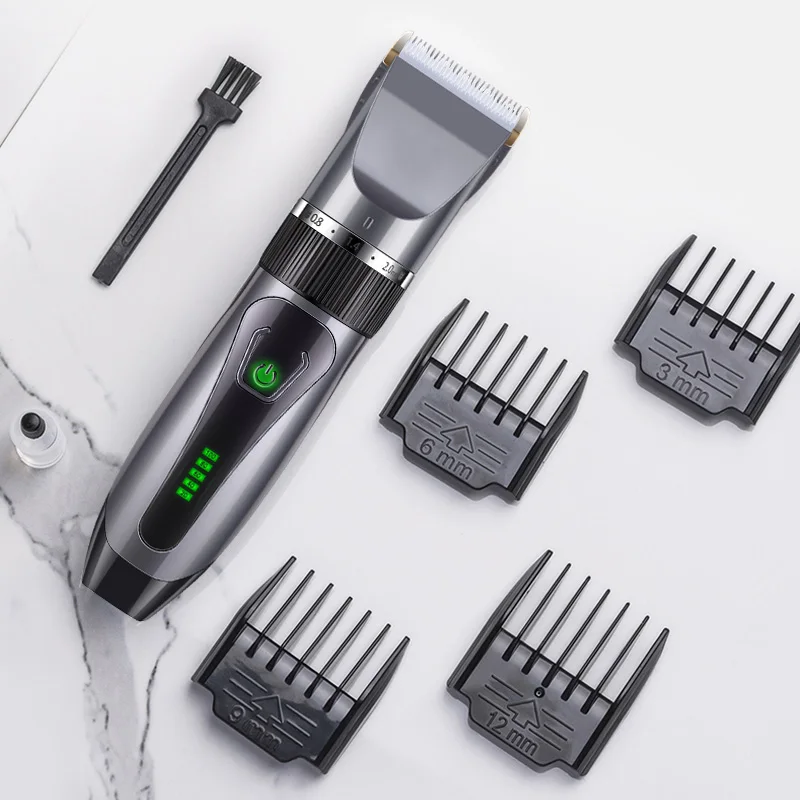 Factory Supply Rechargeable Men Clippers Barber Professional Hair Trimmer Hair Clippers