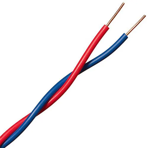 Factory2 Core RVS PVC Twisted Pair Flexible Cable 0.5 0.75 1 1.5 2.5 mm Fire Electrical Copper Wires