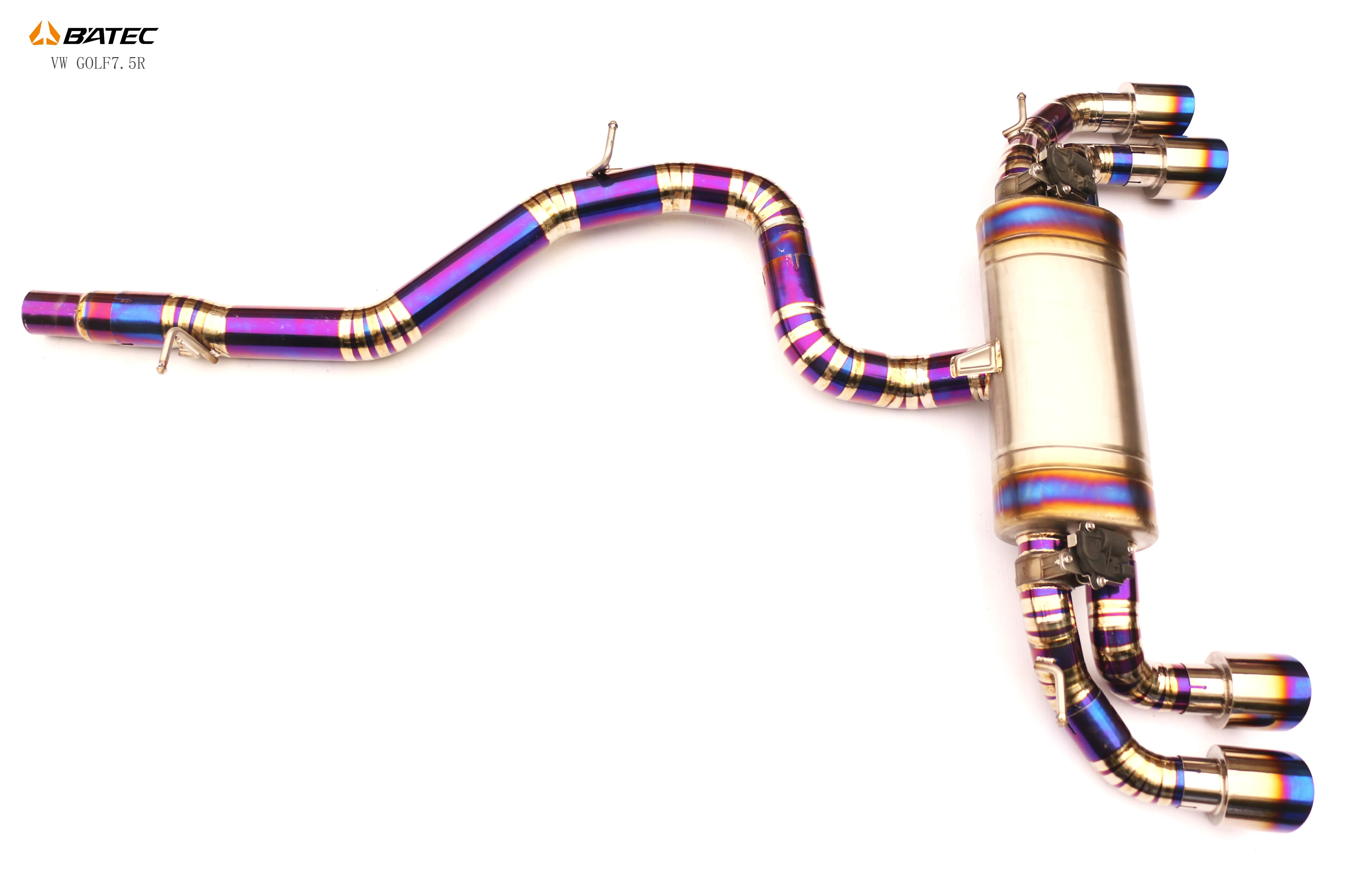 Высокопроизводительная выхлопная система Catback с глушителем для VW GOLF 7R