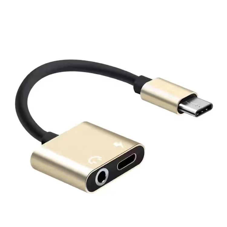 2 в 1 зарядный AUX USB C адаптер для наушников Тип к 3 5 мм разъем аудио конвертер xiaomi huawei pro