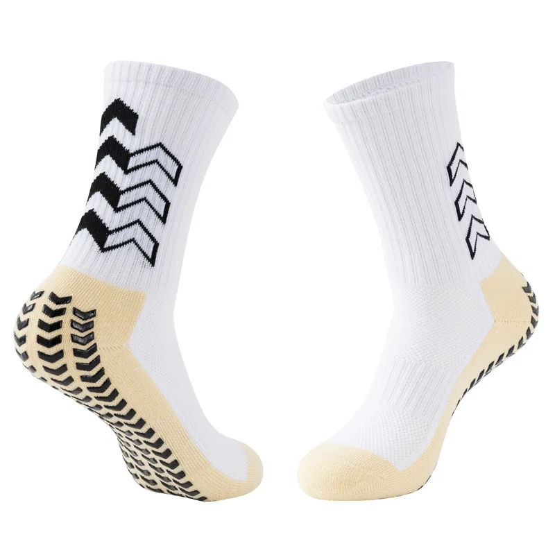 Wholesale Anti Slip Sock Non Slip Soccer Grippy Sport Football Grip Socks Adult Anti Skid Socks