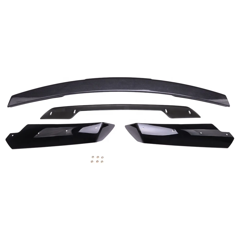 Kingcher Painted Carbon Fiber Rear Trunk Spoiler Fit for C7 Corvette Z06 GS Stage 2014-2019