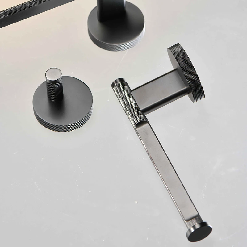 Washroom Set Stainless Steel Bathroom Accessories Sets Wall Mounted Hardware Set for Home
