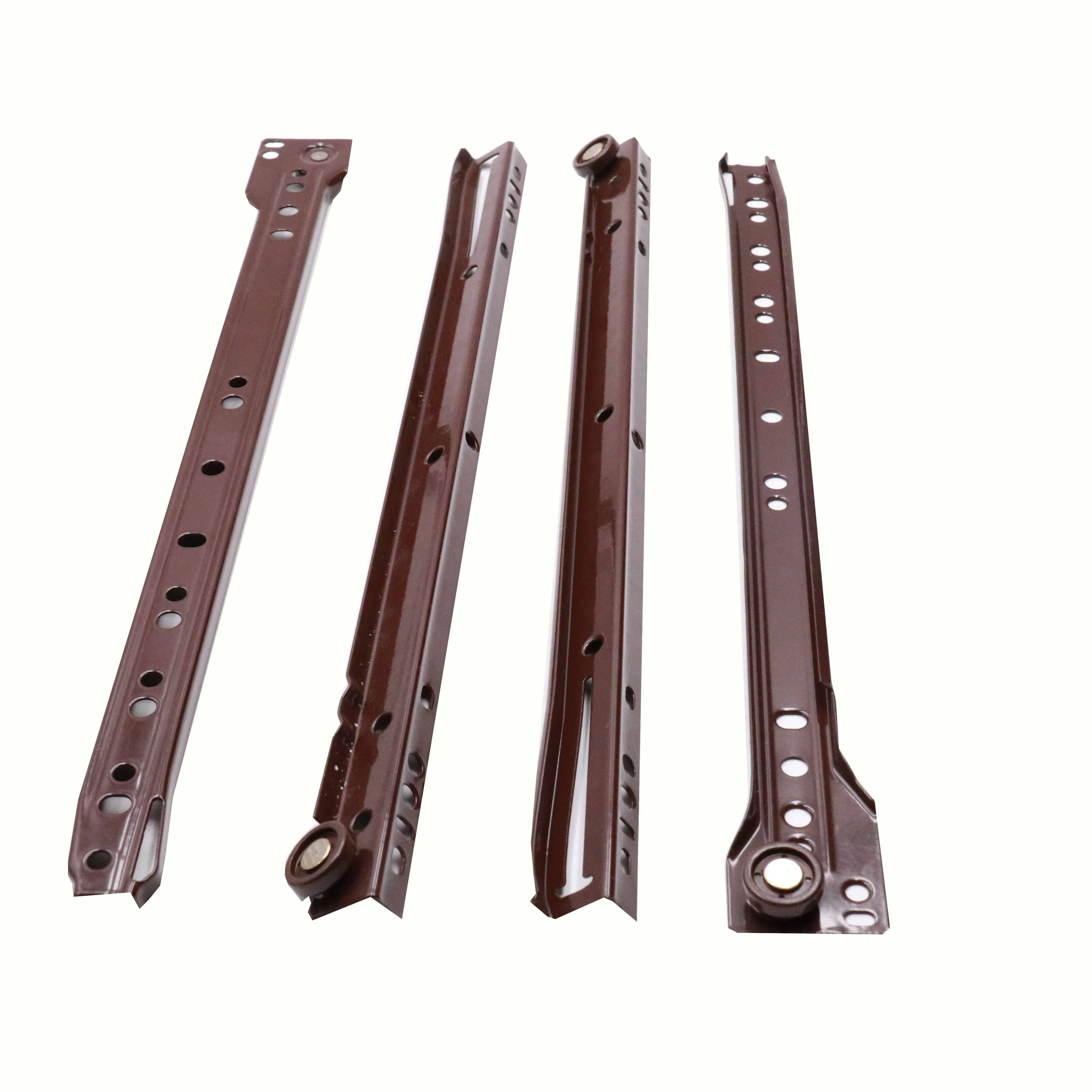 Fgv 10 Inch Telescopic Slide Drawer Furniture Slide Rubber Strip Mini Clip  Ball Bearing Drawer Slide