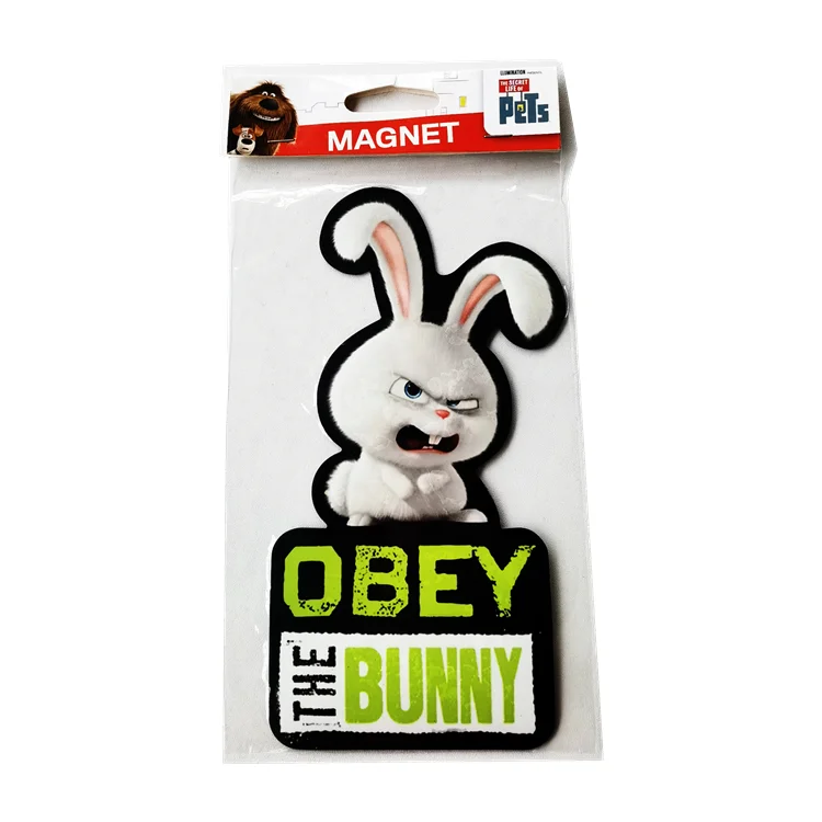 Magnetic Sticker Paper Degradable Full Color Printed PVC Rubber Art Custom Die Cut Fridge Magnet Advertising Anniversary