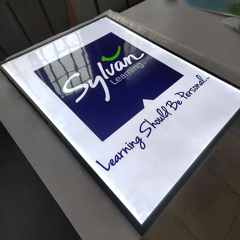 Picture Photo Frame Banner Ultra Thin Led Light Box Sign For Business Lightbox Backlit Advertising Display Ultra Slim Light Box