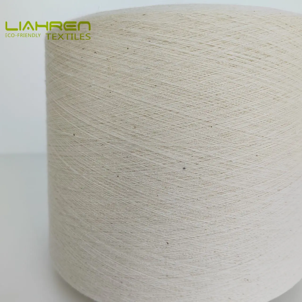 Ne21/1 30% hemp 70% combed organic cotton blended yarn hemp siro compact spun yarn for knitting and weaving fabric soft yarn