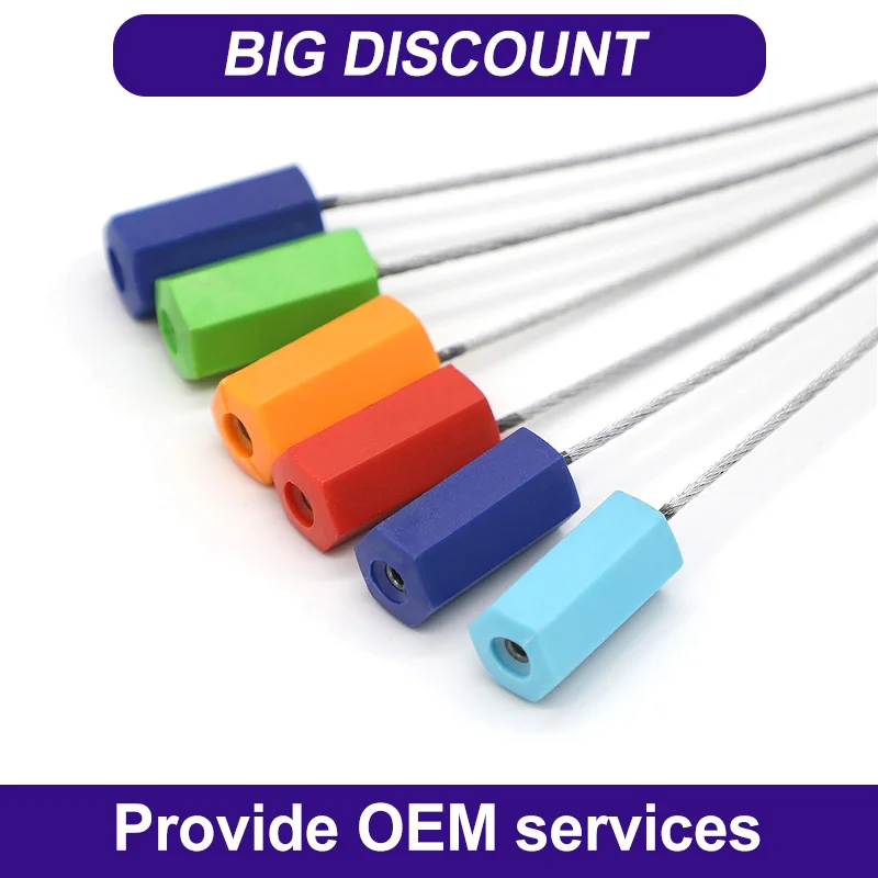 TXCS 201 Barcode container security aluminium cable seal with LOGO