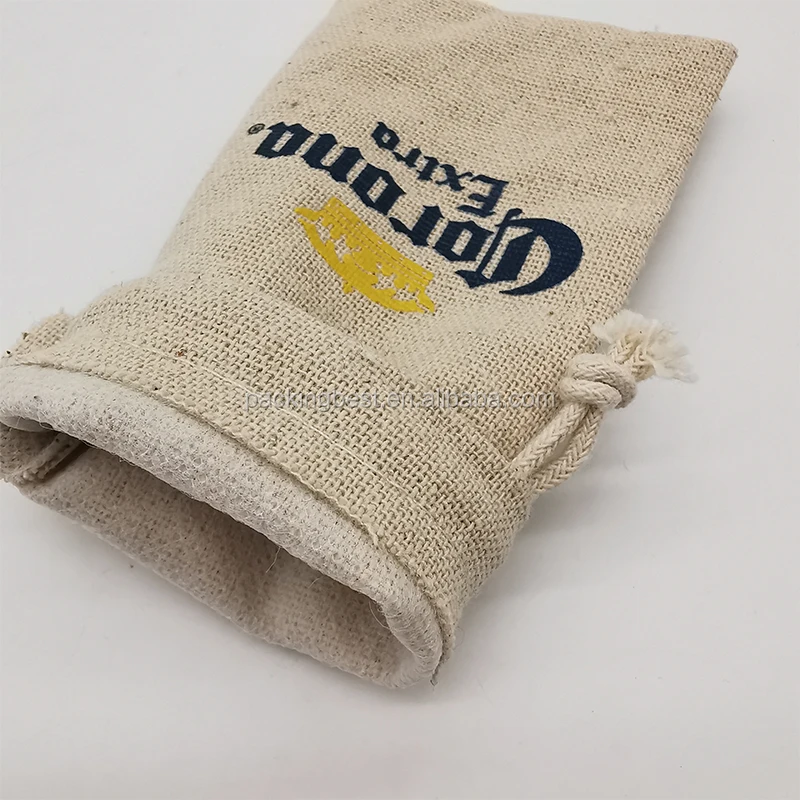 High Quality Jute Organizer Bag Floral Burlap