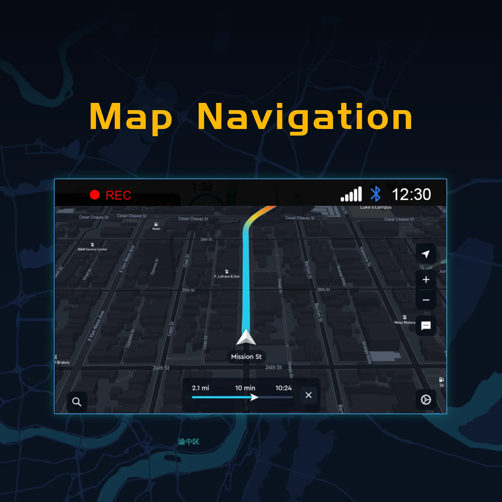 New arrival motorcycle dash cam waterproof motorcycle navigator phone connection supported motorcycle dash cam