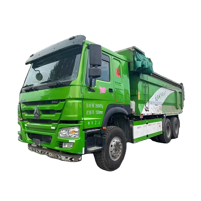 Hot Sale 6m Cargo Box National V Howo  380HP Dump Truck for Sale Secondhand dump truck