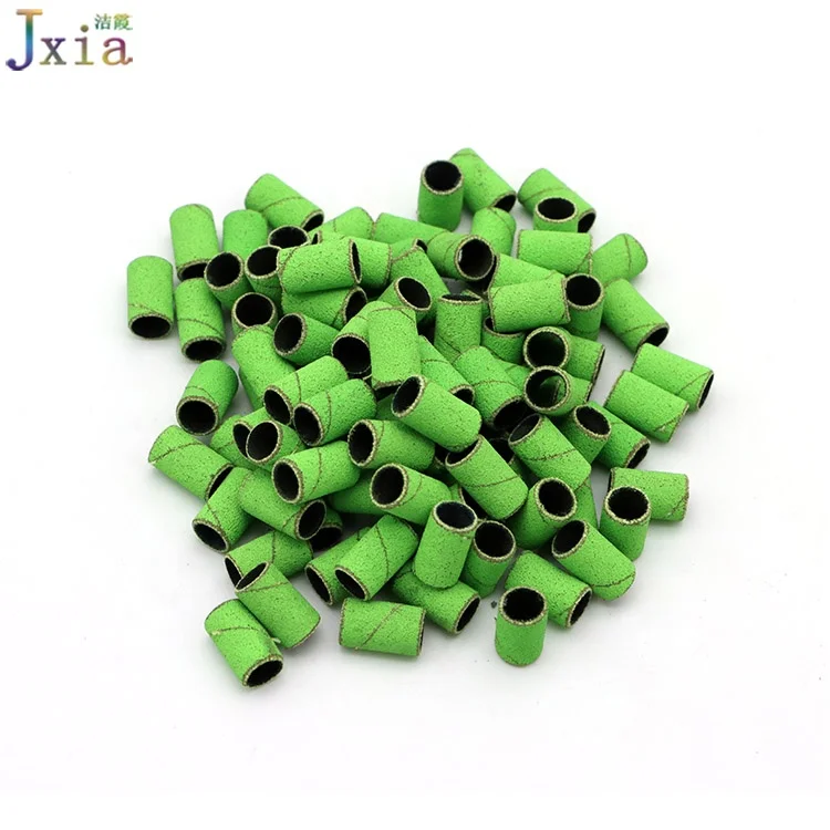 Jiexia 50pcs 75pcs 100pcs Packing Nail Drill Bits Sanding Bands for Acrylic Nails Gel Removing Machine