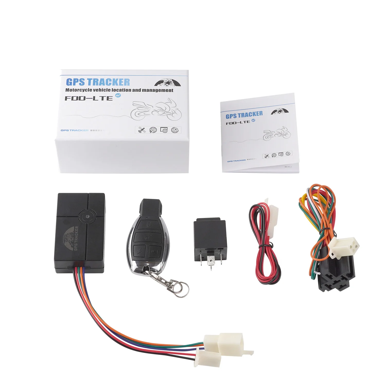 Мини GPS-трекер tk401C Coban для мотоцикла в режиме реального времени GPS-Трекер 4G + 2G GSM/GPRS/GPS отслеживающее устройство с датчиком остановки двигателя trackerhome