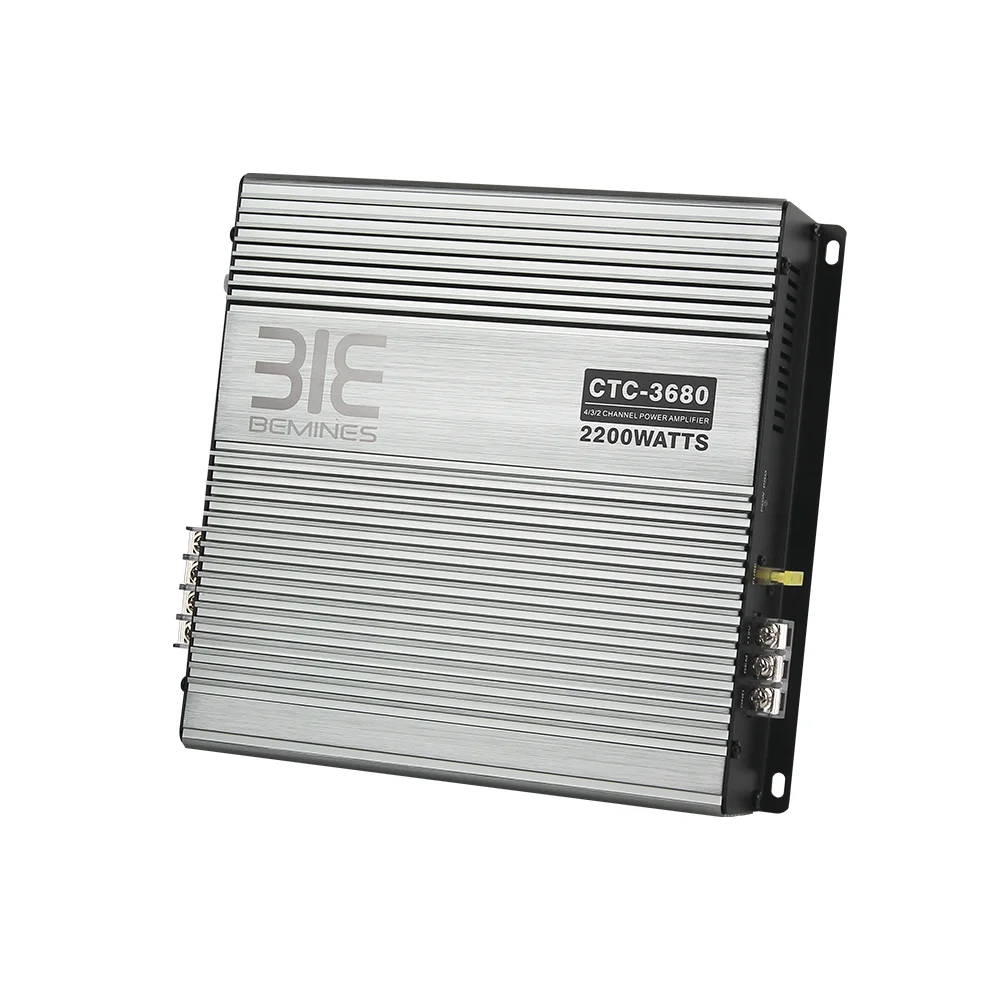Ready to Ship QMF N-368 small size car audio amplifier 2 channel car amp high quality big power amp