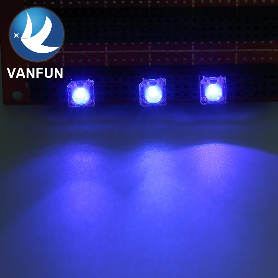 VanFun Super Flux LED Piranha High Visibility 30 Degree Cool White with High Performance in 3mm 5mm