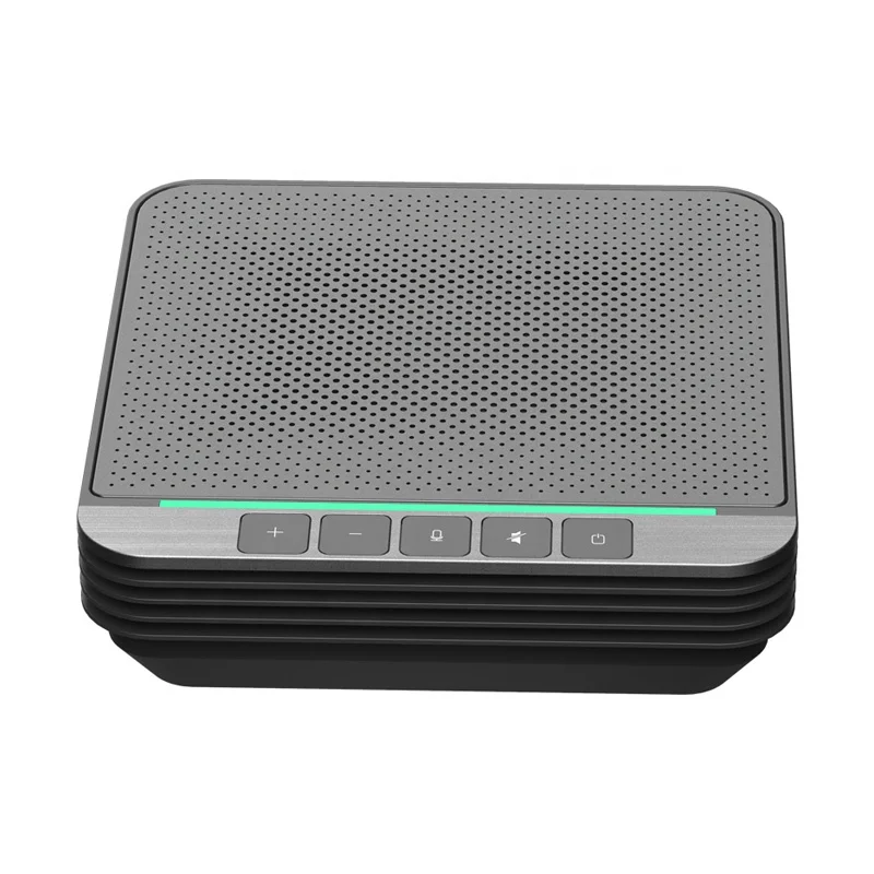 
MP200B Manufactory Wholesale gray black silver bluetooth connection 360 degrees conference microphone speakerphone 