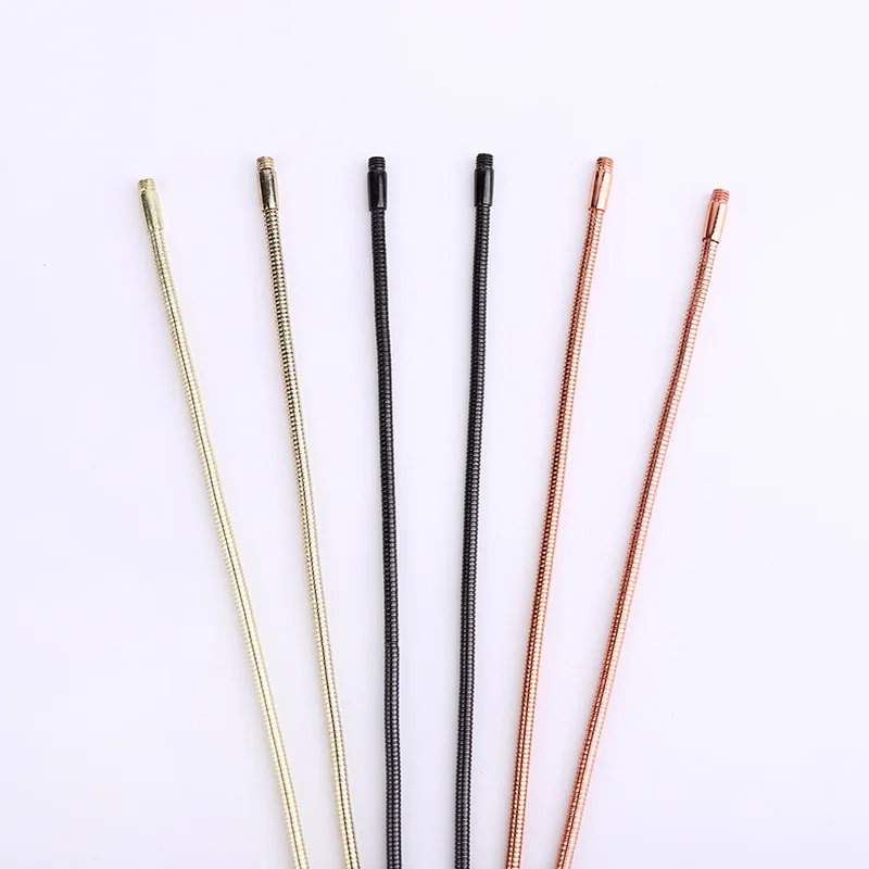 microphone flexible holder headset metal boom plated snake pipe flex metal tubing table lamp goose neck