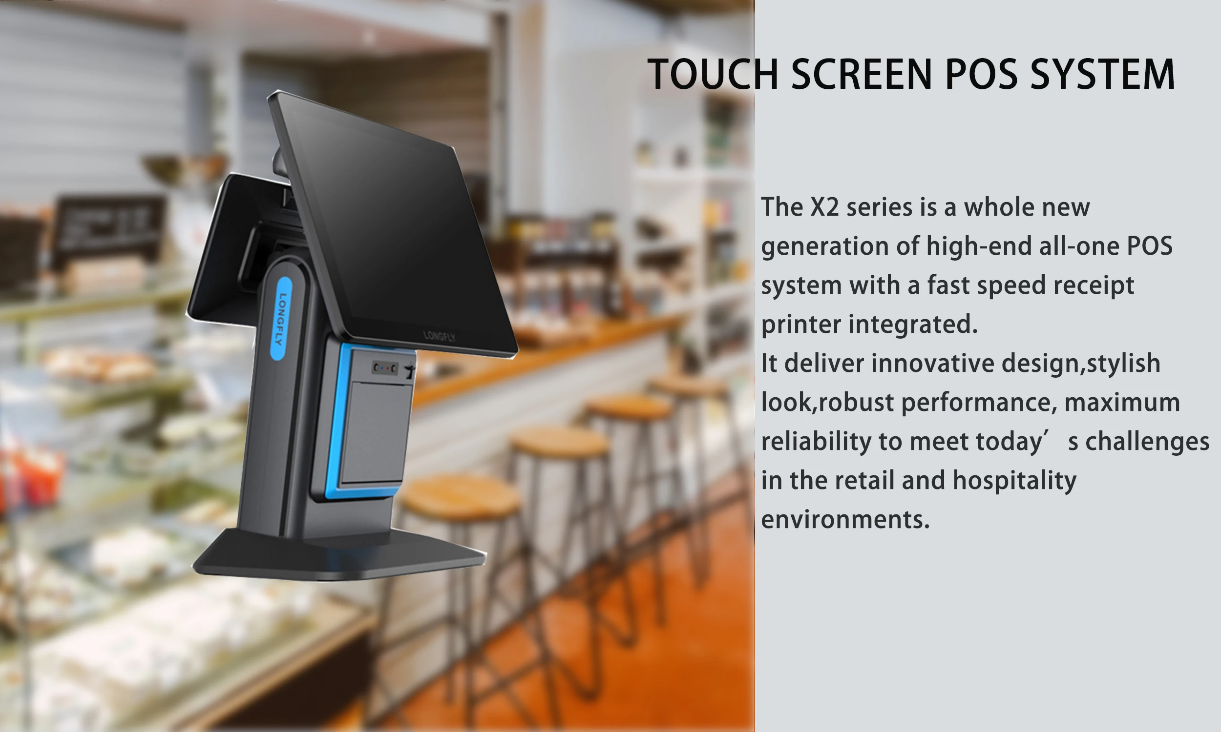 LongFly Machines Skd экран Tpv аппаратное оборудование в принтере 15 6 дюймов все одном pos omSale Android Desktop Pos сенсорный